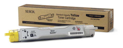 Xerox Yellow Standard Capacity Toner Cartridge, Phaser 6300/6350