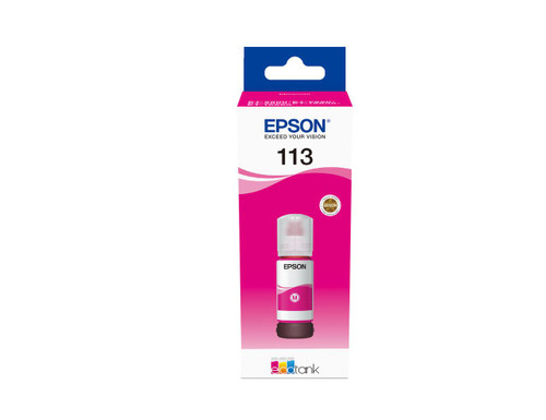  Epson 113 EcoTank Magenta Ink (C13T06B340) 