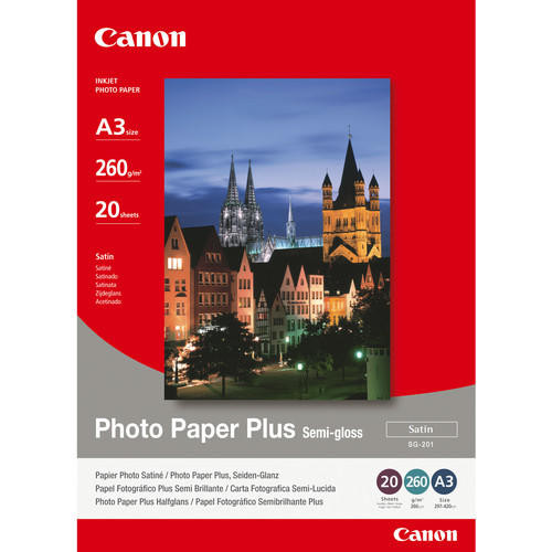 Canon CANON SG-201 A3 PHOTO PAPER BJ MEDIA 20 SHEETS