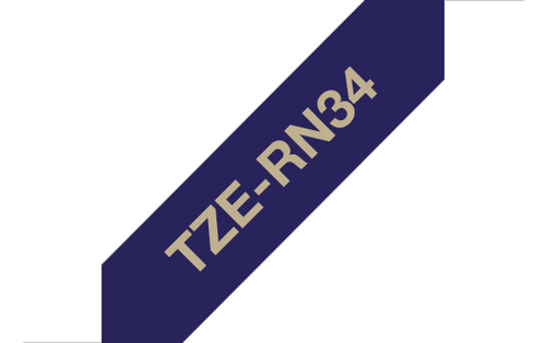 BROTHER PTOUCH RIBBON 12MM X 4M GOLD ON NAVY BLUE - main product image