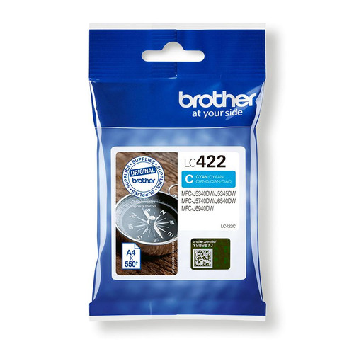 Brother BROTHER LC422C Cyan Ink MFC-J5340DW MFC-J5740DW MFC-J6540DW MFC-J6940DW 
