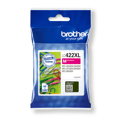 BROTHER LC422XLM MAGENTA Ink MFC-J5340DW MFC-J5740DW MFC-J6540DW MFC-J6940DW - main product image