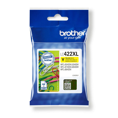 Brother BROTHER LC422XLY YELLOW Ink MFC-J5340DW MFC-J5740DW MFC-J6540DW MFC-J6940DW 