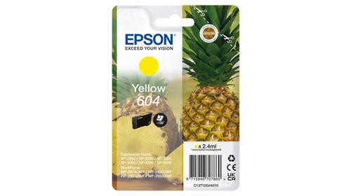 Epson EPSON PINEAPPLE 604 YELLOW INK SINGLEPACK INK