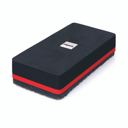Cartridge World Magnetic Board Eraser 130x60x26mm - Bk