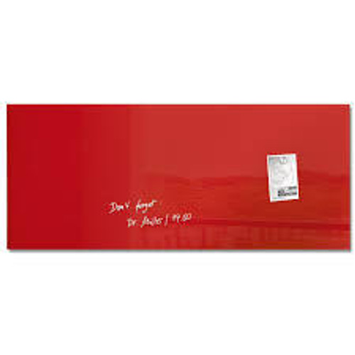 Cartridge World Glass Whiteboard Artv Red 130x55cm