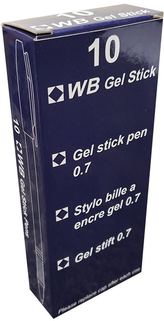 Cartridge World Gel Pen Black (10)