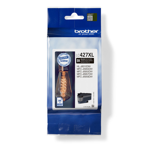 Brother LC427XLBK High Capacity Black Ink Cartridge - main product image