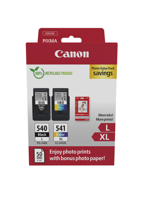 Canon PG-540L & CL541XL Printhead Cartridge multi pack - main product image