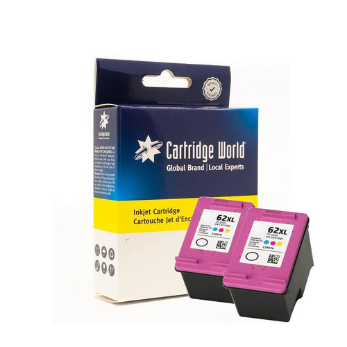 HP 62XL Farb-Tintenpatrone – C2P07AE, Dreifarbig, Für HP Drucker