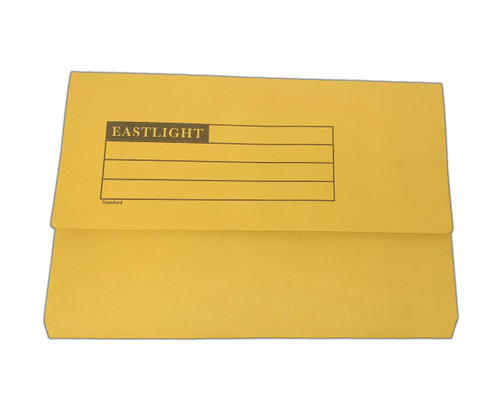 Cartridge World Half Flap Document Wallet Pack of 50 - Yellow 