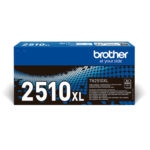 Brother TN2510XL High Yield Black Toner Cartridge - main product image