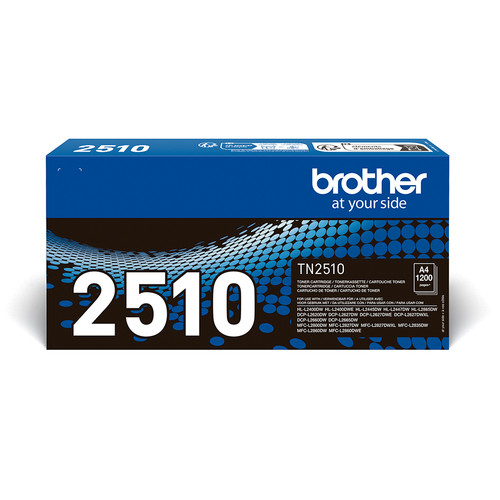Brother TN2510 Standard Yield Black Toner Cartridge - main product image