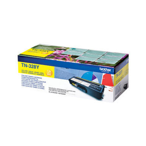  Brother TN-328Y toner cartridge Original yellow (B Grade) 