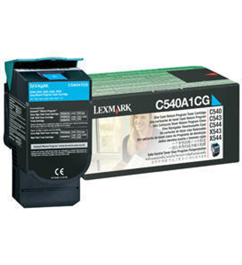  Lexmark C54x, X54x Cyan Return Programme Toner Cartridge (1K) Original (B Grade) 