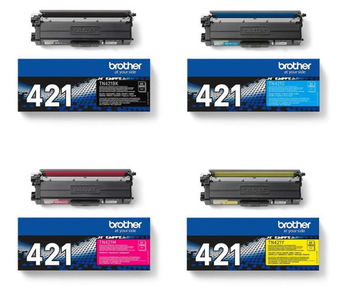  Brother TN-421 4 Colour Toner Cartridge Pack 
