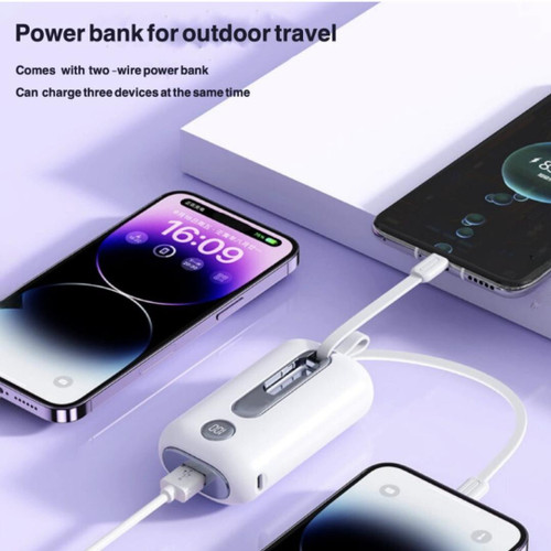 Cartridge World Handheld 3-in-1 Dual Use Fan With Power Bank Charger (USB) 