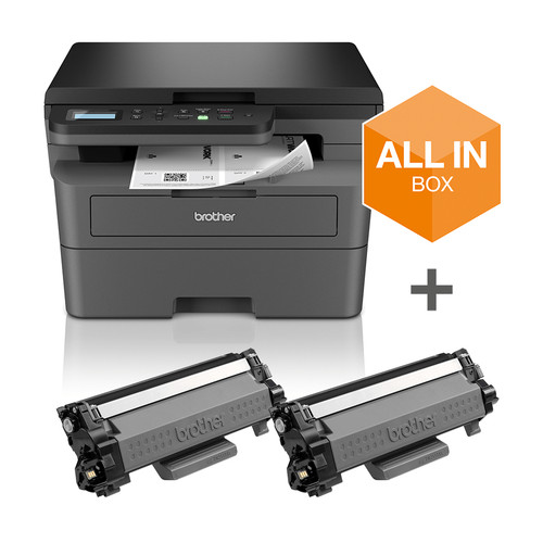 Brother DCP-L2627DWXL 3-in-1 Mono Laser Multifunction Printer - main product image