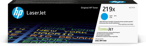  HP 219X High Yield Cyan Toner Cartridge (W2191X) 