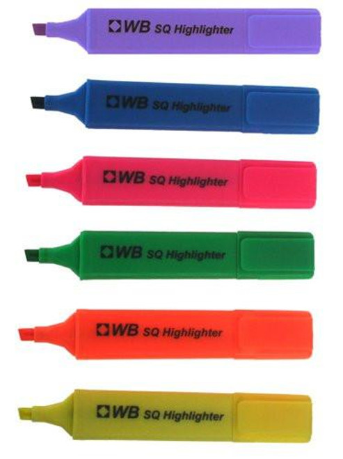 Cartridge World ValueX Highlighter Chisel Assorted PK 6 