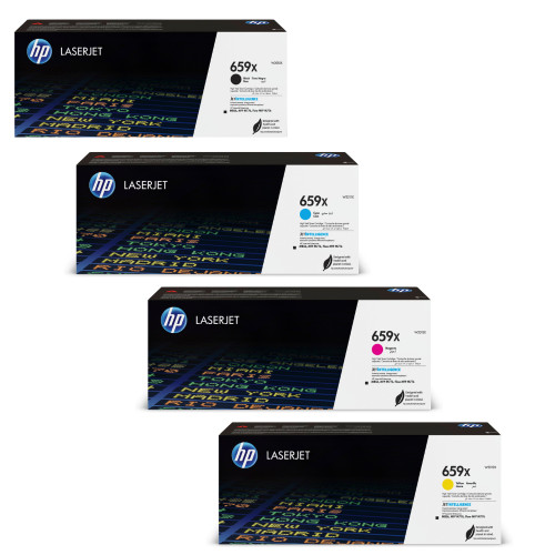 Genuine HP LaserJet 659X 4 ColourToner Cartridge Multipack (W2010X,W2011X,W2013X,W2012X)