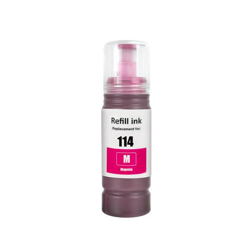Cartridge World Compatible Epson 114 Magenta EcoTank Ink Bottle 70ml - C13T07B340 