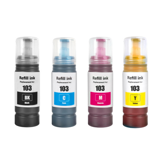 Compatible Epson 103 4 Colour Ink Bottle Multipack