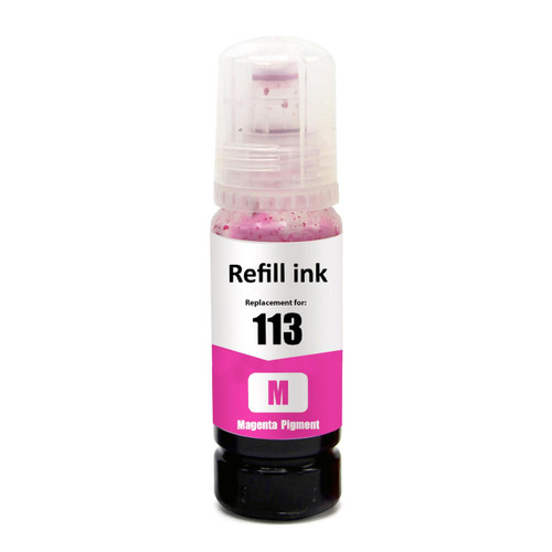 Compatible Epson 113 EcoTank Magenta Ink (C13T06B340)