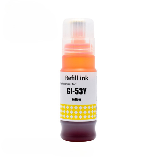 Compatible Canon GI-53Y Yellow Standard Capacity Ink Bottle 60 ml -(4690C001)