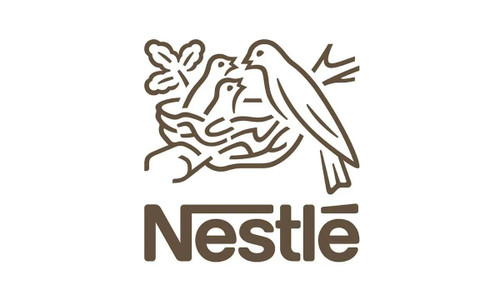 Nescafe Gold Blend Latte 72s 6x12, product logo featuring a bird and nest design.