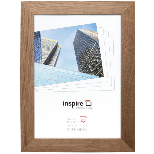 New England Wood Cert Frame A4 Oak
