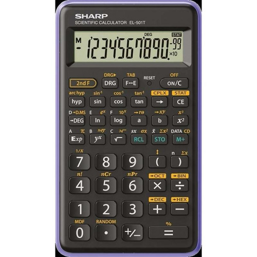 Sharp EL501 Scientific Calc BK/PU