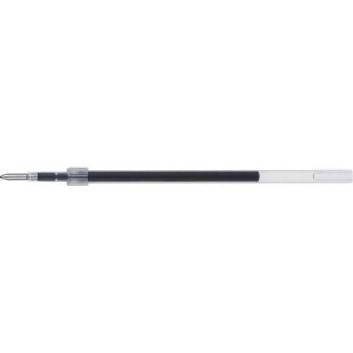 CW Office Uniball Refill SXN-210 Jetstream BK PK12, black ink pen refill with a black body and a transparent tip section.