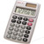 CW Office ValueX 510 8-Digit Pocket Calculator, silver portable calculator with digital display and black, gray, red buttons for basic arithmetic functions.