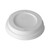 CW Office ValueX Lid for 10-20oz Cup PK100, white plastic lid designed to fit beverage cups for hot or cold drinks.