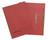 CW Office ValueX Springfile Foolscap Red PK25, red foolscap file folder with metal fasteners and transfer file label for organizing documents.