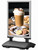CW Office WindPro SnapFrame Forecourt Sign A0 SL, outdoor advertising display with a coffee and cookies image.