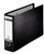 CW Office Leitz Oblong LAF A3 77mm PK2, black plastic lever arch file with white label area and metal ring for binding