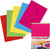 CW Office Pukka Post C6 Bright Envelopes Pack 25, colorful assorted bright envelopes in red, green, yellow, blue, and pink with a product label.