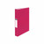 CW Office ValueX Ringbinder POB A4 RD BX10, pink color A4 ringbinder with a label holder on the spine for organization.