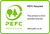 Post-it Super Sticky Notes 100% Recycled Canary Yellow Lined 102x152mm 45 Sheets per Pad Pack 4 - Recycled product label with PEFC certification logo