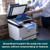 Brother HL-L8430CDW Professional Colour Laser Printer, user loading a sheet into the printer. 