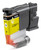 Brother LC-521Y Yellow Ink Cartridge, replacement ink cartridge for Brother printers with yellow ink.