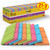Product CW Office Post-it® Super Sticky Notes Assorted Colours 76 mm x 76 mm Promo Pack 90 Sheets/Pad 21 + 3 FREE Pads/Pack, colorful sticky notes in four pastel shades arranged in stacks in front of a yellow box with purple, yellow, and multicolored design, featuring 24 pads, 2160 total sheets, certified FSC, SGS, and PEFC.