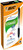 CW Office BIC Atlantis Black Retractable Ballpoint Pen Pack of 12, black and silver pens with a rubber grip, shown in retail packaging.