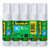 Product CW Office Scotch® Permanent Glue Stick 5 Sticks 8 g, image of five white glue sticks wrapped together in packaging with green and yellow labels.