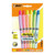 CW Office BIC Highlighter Grip Assorted Pastel Pack of 12, image of colorful pastel highlighter pens in a pack