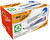 CW Office BIC Velleda 1701 Whiteboard Marker Bullet Tip 1.5mm Line Red Pack of 12, a box of whiteboard markers with red ink and bullet tips suitable for professional use.