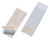 CW Office Durable POCKETFIX Label Sleeve 150x58mm (10), white label sleeves with adhesive backing shown open and closed for organizing and labeling documents.