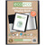 CW Office A4 50% Recycled 20 Pocket Presentation Display Book, product packaging showing the eco-friendly design with 20 pockets for displaying documents and information.